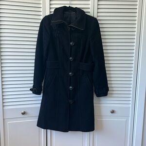 Black H&M women’s straight/car coat